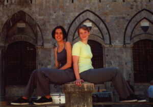 Julia, Mariana im Piazza del Campo